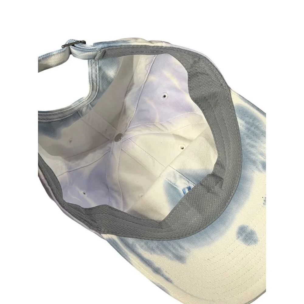 ADIDAS Hat Cap Strapback‎ White Blue Purple Adjustable Adult Embroidered Workout